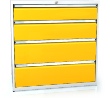 Drawer cabinet 1018 x 1014 x 750 - 4x drawers